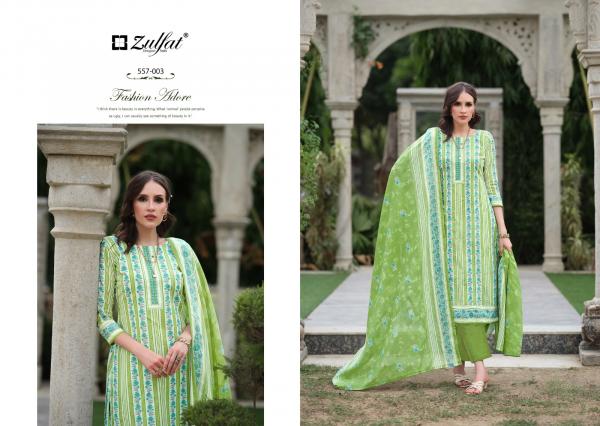 Zulfat Nazrana Vol 3 Cotton Designer Dress Material Collection